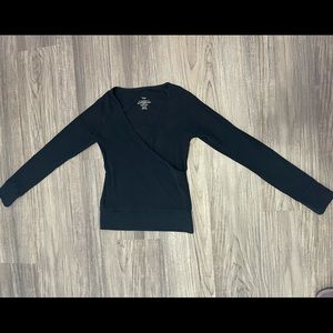 Aritzia: TNA black long sleeve top